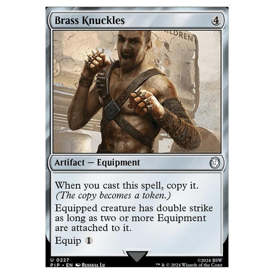Magic The Gathering - Universes Beyond - Fallout - Brass Knuckles - 0227