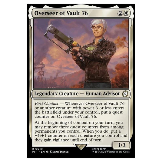 Magic The Gathering - Universes Beyond - Fallout - Overseer of Vault 76 - 0019