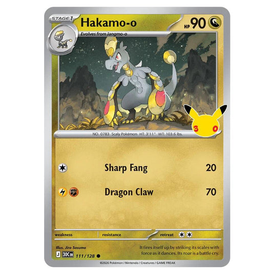 Pokemon - 30th Celebration - Hakamo-o - 111/128