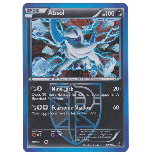 Pokemon - Black & White - Plasma Freeze - Absol - 67/116