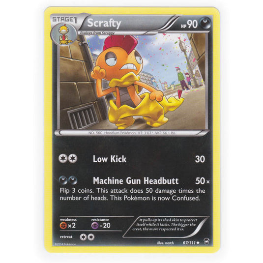 Pokemon - XY Furious Fists - Scrafty - 67/111