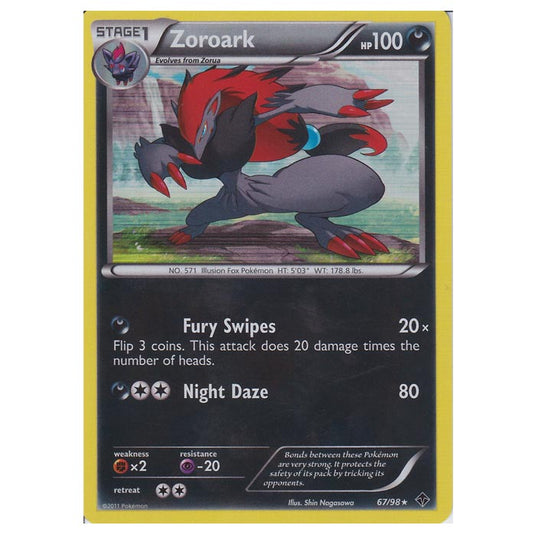 Pokemon - Black & White - Emerging Powers - Zoroark 67/98