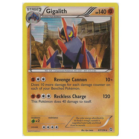 Pokemon - Black & White - Dragons Exalted - Gigalith - 67/124