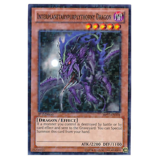 Yu-Gi-Oh! - Battle Pack 2 - War of the Giants - Interplanetarypurplythorny Dragon (Mosaic Rare) BP02-EN104