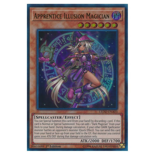 Yu-Gi-Oh! - Legendary Dragon Decks - Apprentice Illusion Magician (Ultra Rare) LEDD-ENA03
