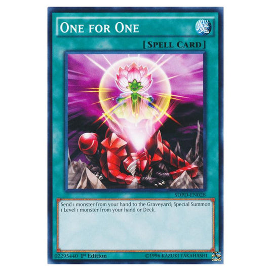 Yu-Gi-Oh! - Pendulum Domination Structure Deck - One for One (Common) SDPD-EN028