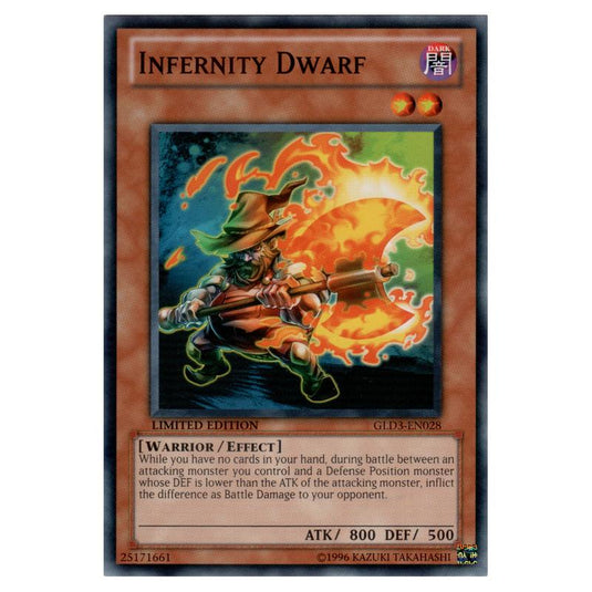 Yu-Gi-Oh! - Gold Series 3 - Infernity Dwarf (Common) GLD3-EN028