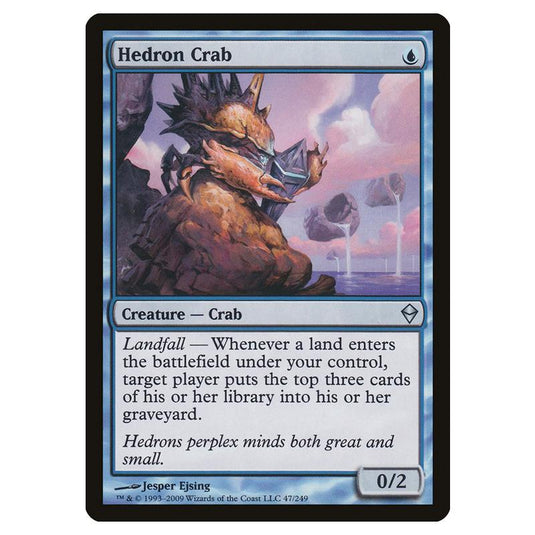 Magic The Gathering - Zendikar - Hedron Crab - 47/249 (Foil)