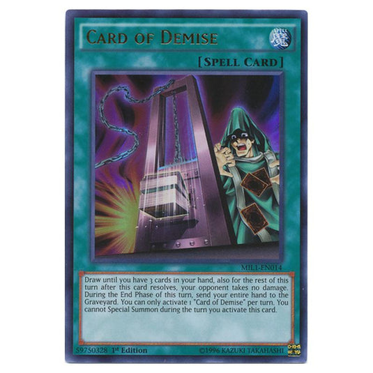 Yu-Gi-Oh! - Millennium Pack - Card of Demise (Ultra Rare) MIL1-EN014