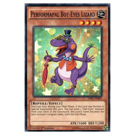 Yu-Gi-Oh! - The Dark Illusion - Performapal Bot-Eyes Lizard (Common) TDIL-EN001
