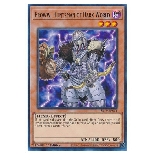 Yu-Gi-Oh! - Structure Deck - Dark World - Broww, Huntsman of Dark World (Common) SR13-EN011