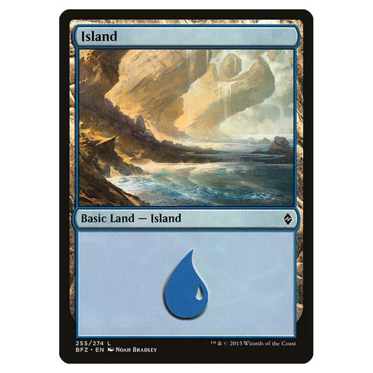 Magic The Gathering - Battle For Zendikar - Island - 255a/274