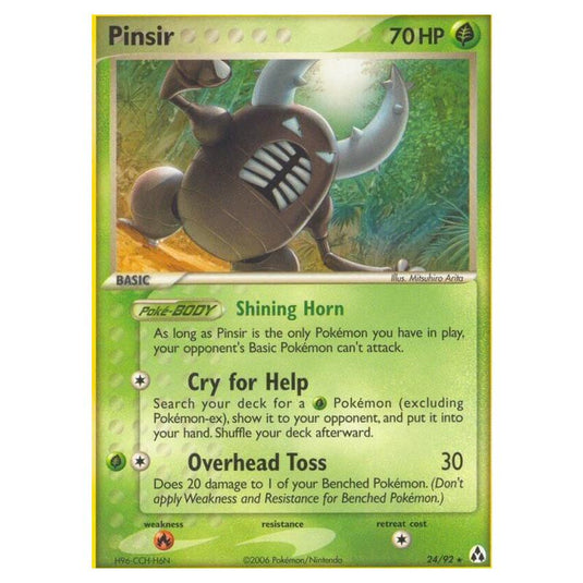 Pokemon - EX Legend Maker - Pinsir - 24/92