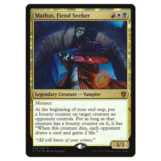 Magic The Gathering - Commander 2017 - Mathas, Fiend Seeker - 042/309