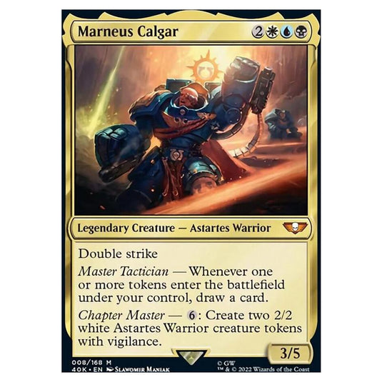 Magic The Gathering - Universes Beyond - Warhammer 40k - Marneus Calgar - 008/168