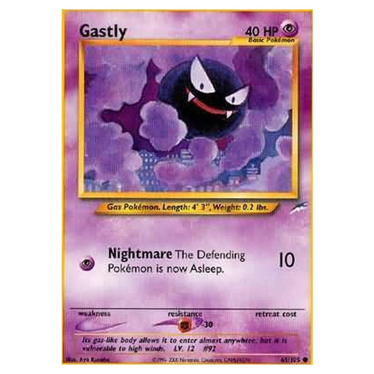 Pokemon - Neo Destiny - Gastly - 065/105