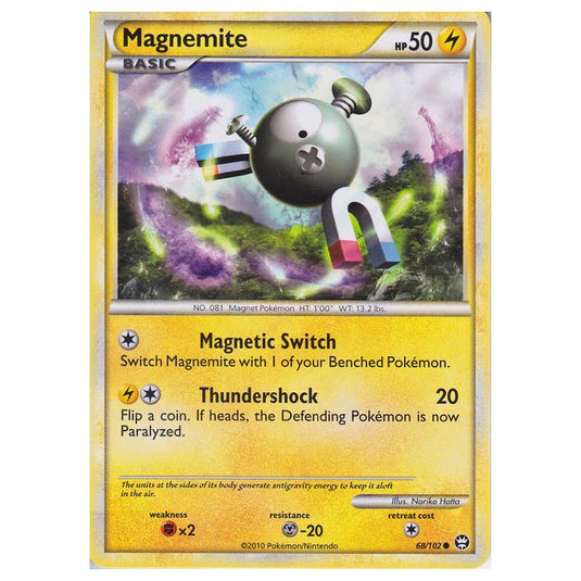 Pokemon - HGSS - Triumphant - Magnemite 68/102