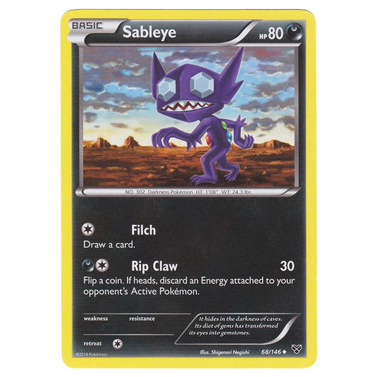 Pokemon - XY Base Set - Sableye - 68/146