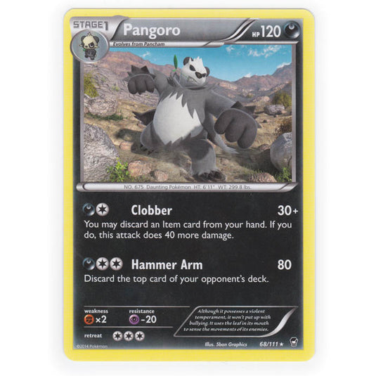 Pokemon - XY Furious Fists - Pangoro - 68/111