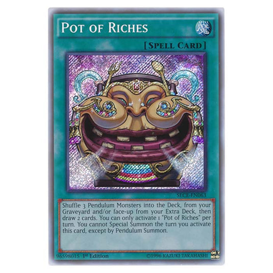 Yu-Gi-Oh! - Secrets of Eternity - Pot of Riches - 63/99