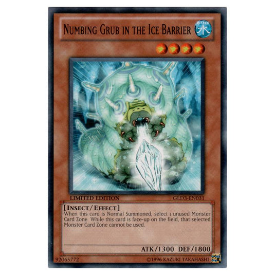 Yu-Gi-Oh! - Gold Series 3 - Numbing Grub in the Ice Barrier (Common) GLD3-EN031