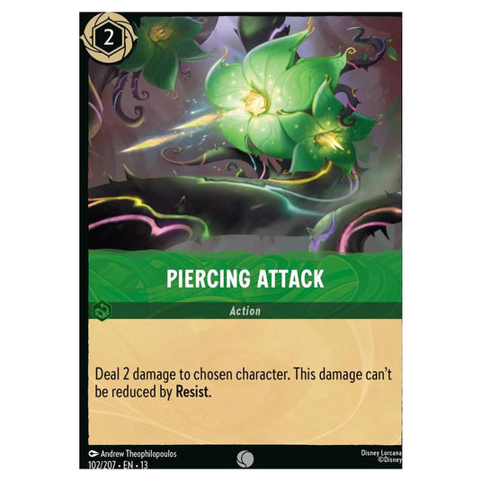 Lorcana - Attack of the Vine! - Piercing Attack (Common) - 102/207