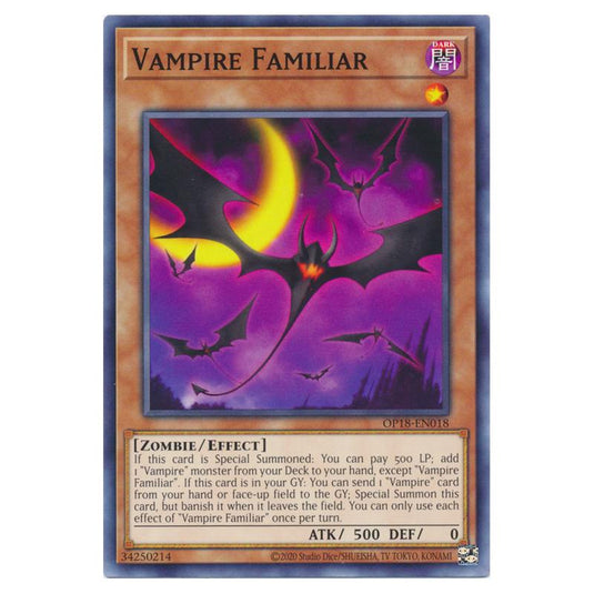 Yu-Gi-Oh! - OTS Tournament Pack 18 - Vampire Familiar (Common) OP18-EN018