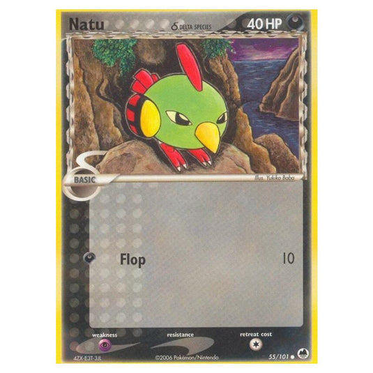 Pokemon - EX Dragon Frontiers - Natu δ Delta Species - 055