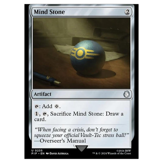 Magic The Gathering - Universes Beyond - Fallout - Mind Stone - 0235
