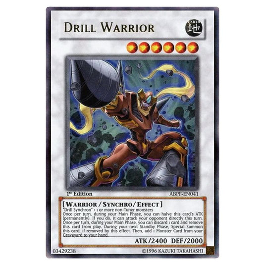 Yu-Gi-Oh! - Absolute Powerforce - Drill Warrior (Ultra Rare) ABPF-EN041