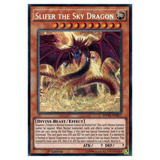 Yu-Gi-Oh! - Yu-Gi-Oh! The Dark Side of Dimensions Movie Pack Secret Edition - Slifer the Sky Dragon (Secret Rare) MVP1-ENS57