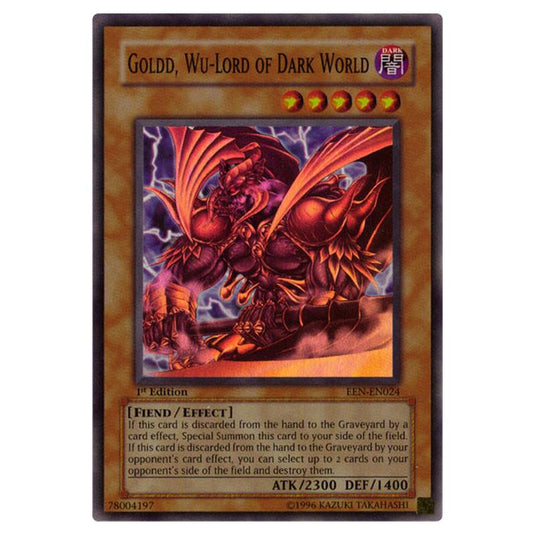 Yu-Gi-Oh! - Elemental Energy - Goldd, Wu-Lord of Dark World (Super Rare) EEN-EN024