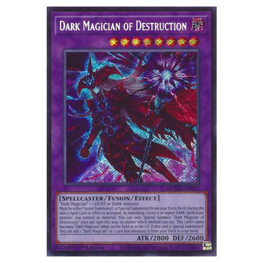 Yu-Gi-Oh! - Maze of Muertos - Dark Magician of Destruction (Secret Rare) - MZMU-EN011