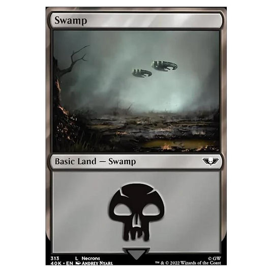 Magic The Gathering - Universes Beyond - Warhammer 40k - Swamp - 313/168