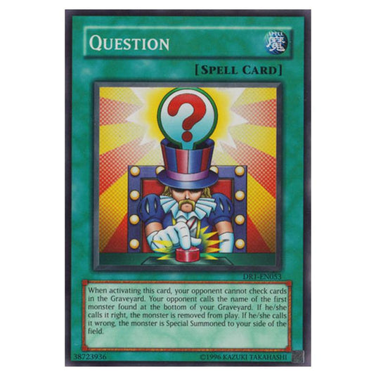 Yu-Gi-Oh! - Dark Revelation Volume 1 - Question (Super Rare) DR1-EN053