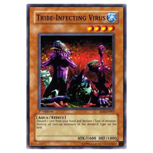 Yu-Gi-Oh! - Structure Deck - Fury from the Deep - Tribe-Infecting Virus (Common) SD4-EN007