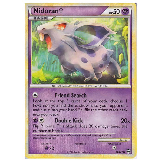Pokemon - HGSS - Triumphant - Nidoran 69/102
