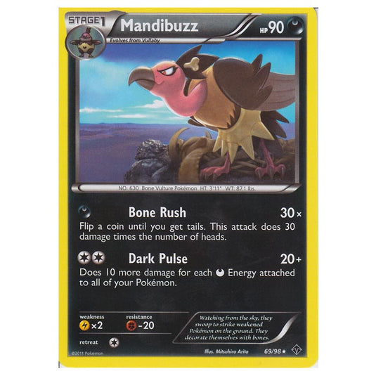 Pokemon - Black & White - Emerging Powers - Mandibuzz 69/98