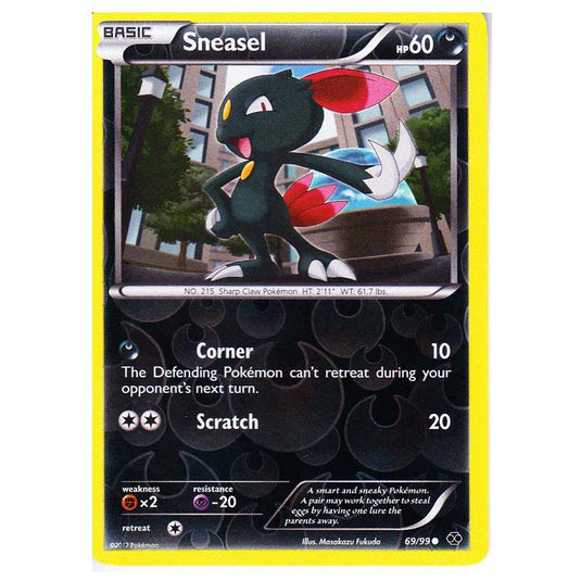 Pokemon - Black & White - Next Destinies - (Reverse Holo) Sneasel 69/99