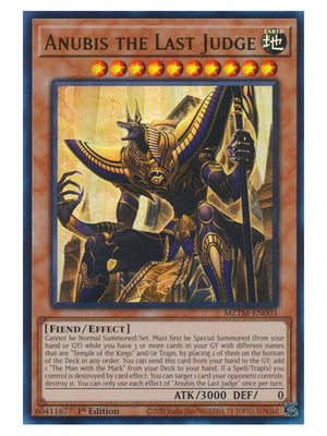 Yu-Gi-Oh! - Maze of the Master - Anubis the Last Judge (Collector's Rare) MZTM-EN003