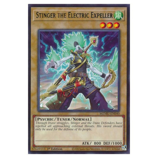 Yu-Gi-Oh! - Maze of Muertos - Stinger the Electric Expeller (Rare) - MZMU-EN040
