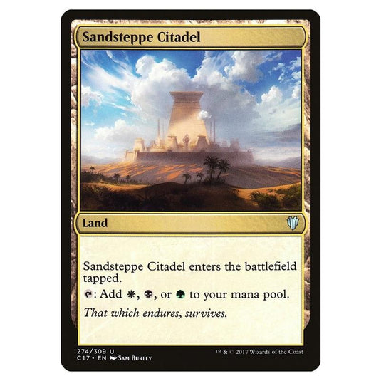 Magic The Gathering - Commander 2017 - Sandsteppe Citadel - 274/309