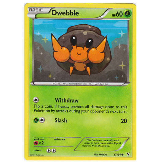 Pokemon - Black & White - Noble Victories - Dwebble 6/101