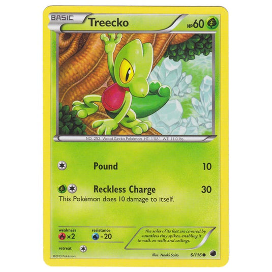 Pokemon - Black & White - Plasma Freeze - Treecko - 006/116