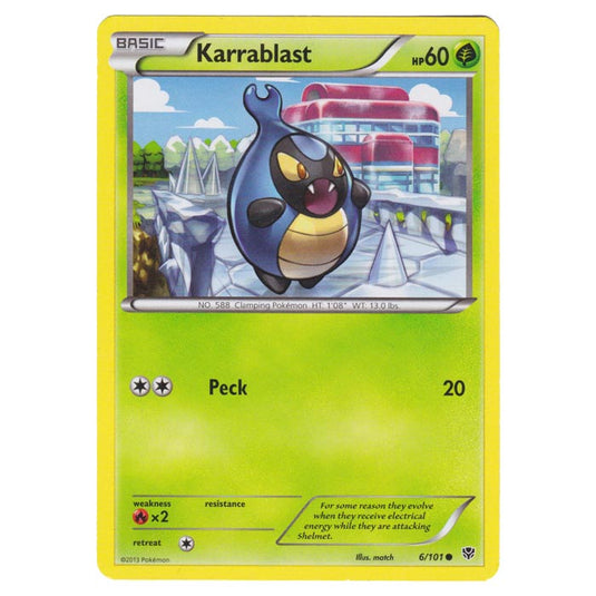 Pokemon - Black & White - Plasma Blast - Karrablast - 006/101