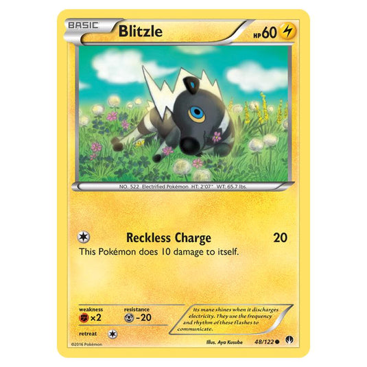 Pokemon - XY - Breakpoint - Blitzle - 48/122 (Reverse Holo)
