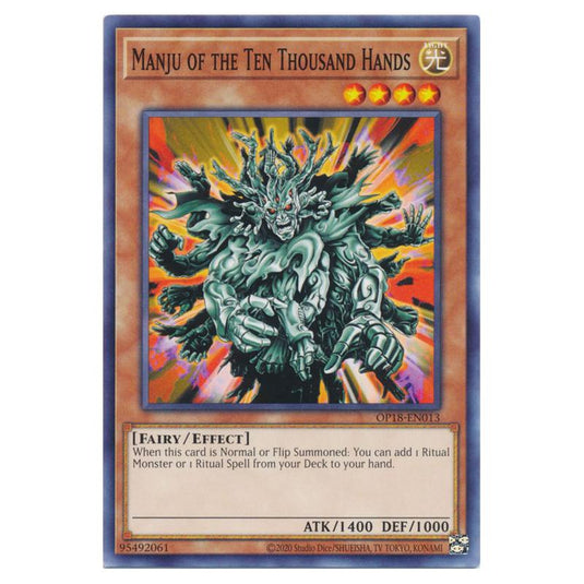 Yu-Gi-Oh! - OTS Tournament Pack 18 - Manju of the Ten Thousand Hands (Common) OP18-EN013