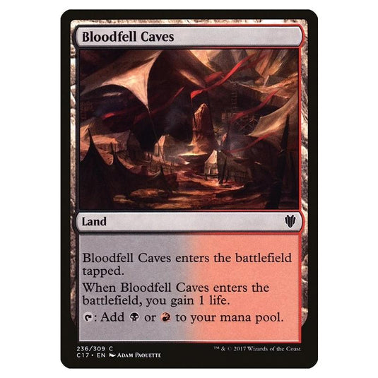 Magic The Gathering - Commander 2017 - Bloodfell Caves - 236/309