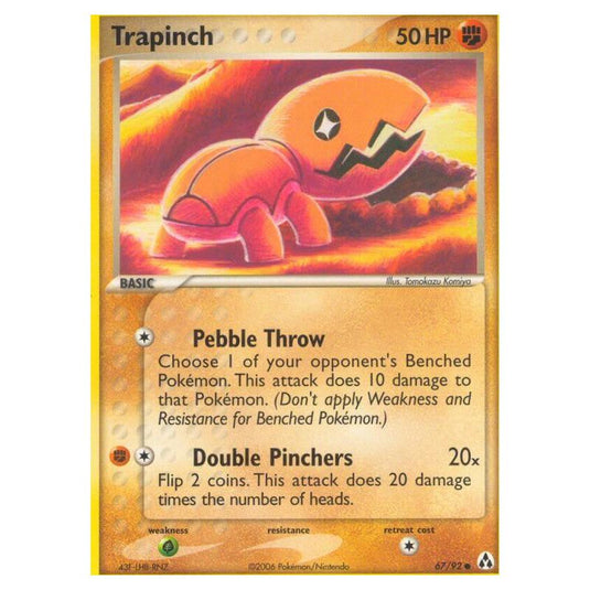 Pokemon - EX Legend Maker - Trapinch - 67/92