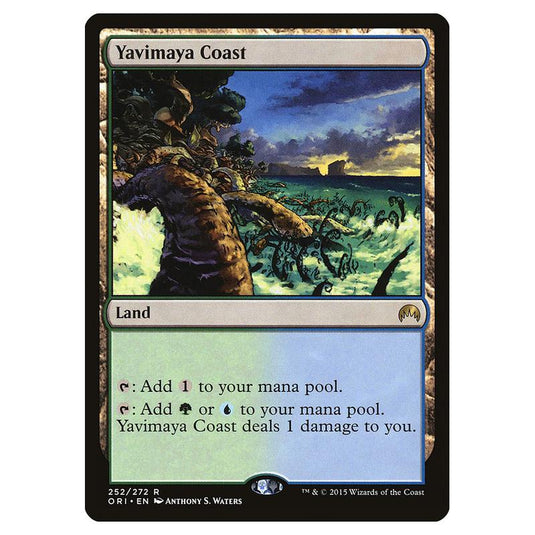 Magic The Gathering - Magic Origins - Yavimaya Coast - 252/272 (Foil)